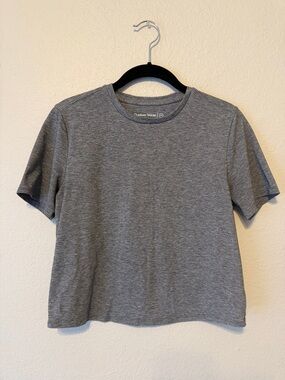 Outdoor Voices Gray Short Sleeve Crew Tee